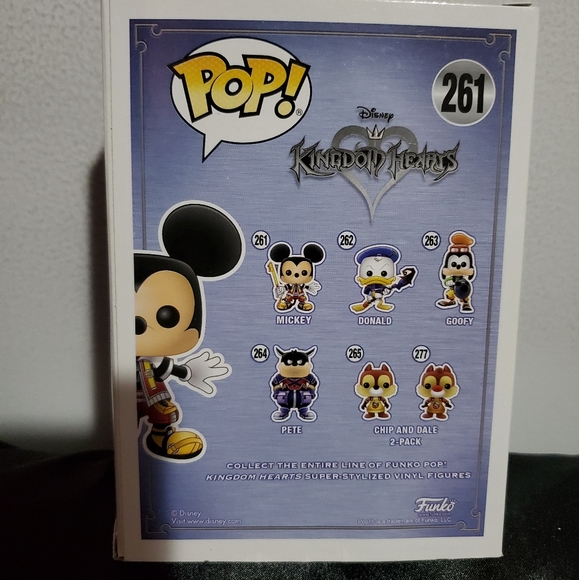 Kingdom Hearts Mickey Funko 261 - Picture 2 of 2